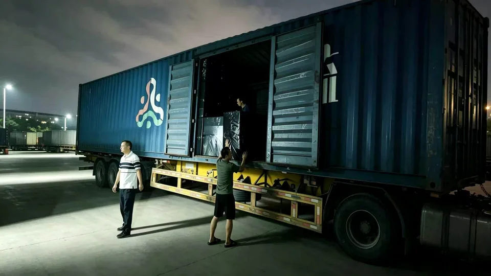 EVA product export shipment loading for international B2B orders