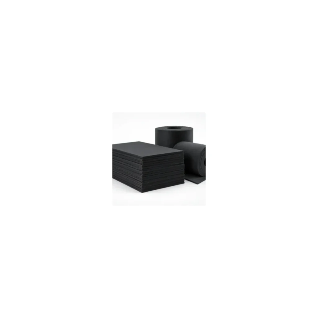 Black EVA foam sheets and rolls for density and thickness selection